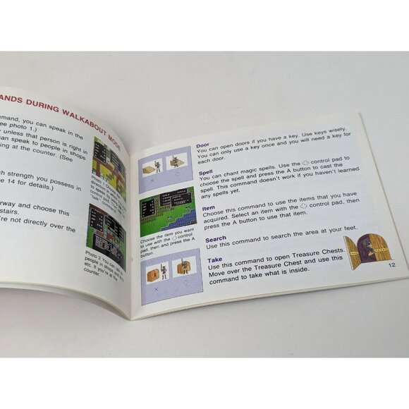 Dragon Warrior (NES Nintendo, 1989) Manual Only VTG - Picture 6 of 6